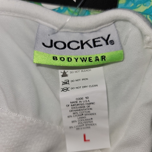 *NWT* JOCKEY Activewear/Athleisure Print Capri & Racerback Top with Lycra - Picture 11 of 13